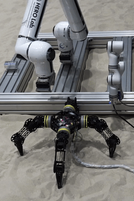 Synchronization of 6 robots